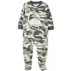 BRAND NEW Carter's Camo-Print Dinosaur Fleece Coverall Size18months